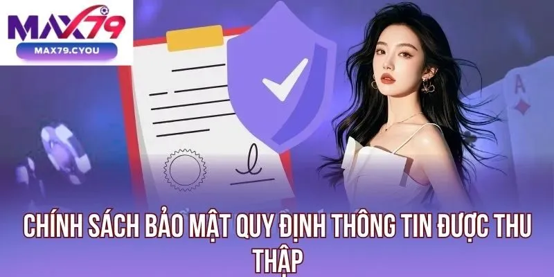 Chính sách bảo mật quy định thông tin được thu thập