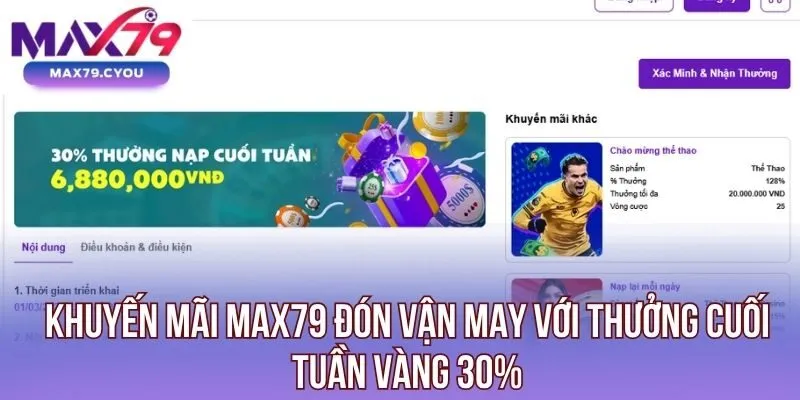 Khuyến mãi Max79 vinh danh Pháp sư Lô đề với mức thưởng 30%